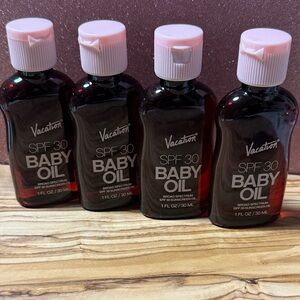 4-VACATION SPF 30 Baby Oil 30 ml each. New and sealed.